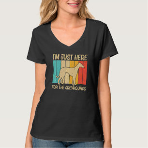 Camiseta Legal Greyhound Para Homens Mulheres À Noite Pet D