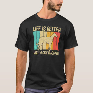 Camiseta Legal Greyhound Para Homens Mulheres À Noite Pet D