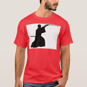 Camiseta Legal guerreiro Samurai japonês com a espada Katan