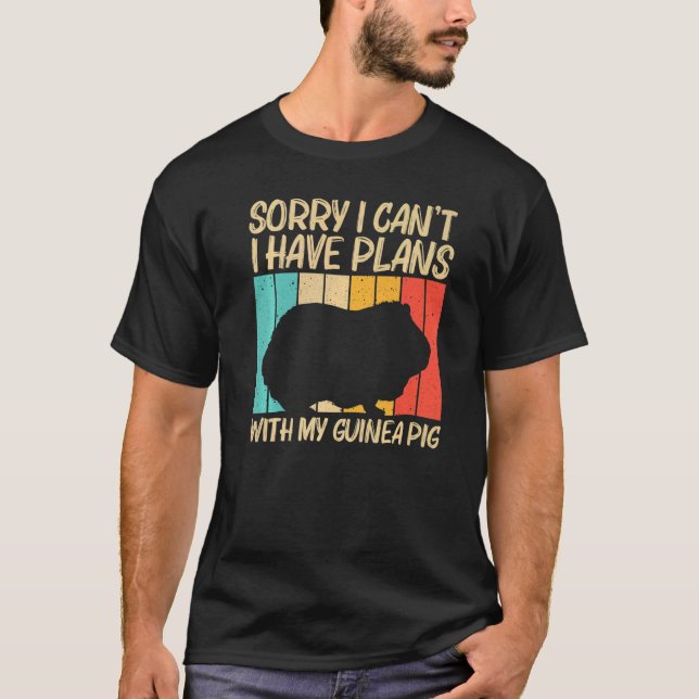 Camiseta Legal Guiné Porco Para Homens Mulheres Cavy Pet Ro (Frente)