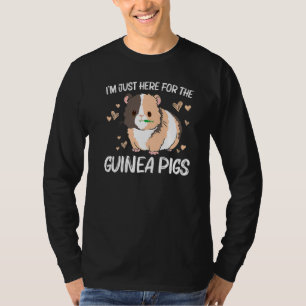 Camiseta Legal Guiné Porco Para Homens Mulheres Rodando Flu