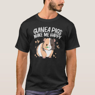 Camiseta Legal Guiné Porco Para Homens Mulheres Rodando Flu