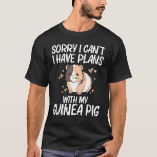 Camiseta Legal Guiné Porco Para Homens Mulheres Rodando Flu