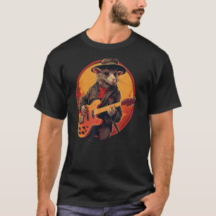 Camiseta Legal guitarrista com guitarra elétrica para menin