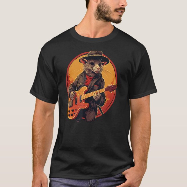 Camiseta Legal guitarrista com guitarra elétrica para menin (Frente)