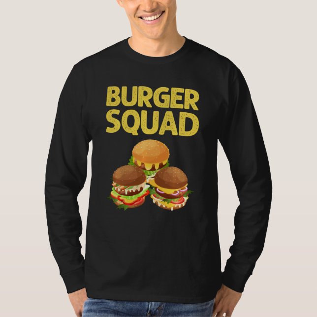 Camiseta Legal Hamburger Men Mulheres Cheeseburger Rápida C (Frente)