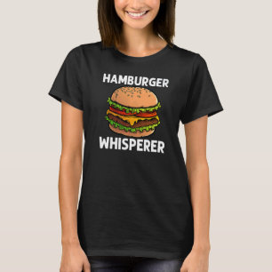 Camiseta Legal Hamburger Para Homens Mulheres Burger Cheese