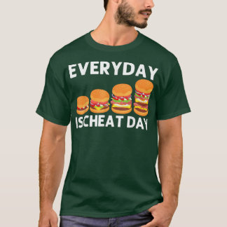 Camiseta Legal Hamburger Para Homens Mulheres Cheeseburger 