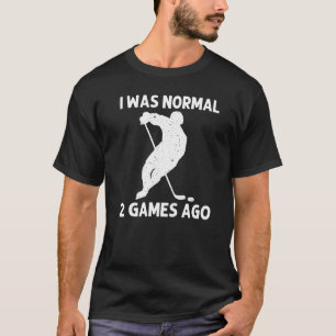 Camiseta Legal Hóquei No Gelo Para Mulheres Homens Jogando 