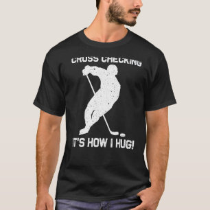 Camiseta Legal Hóquei No Gelo Para Mulheres Homens Jogando 