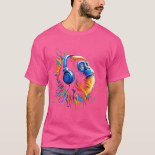 Camiseta Legal Howler Mackey Auscultadores Música Art Natal