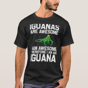 Camiseta Legal Iguana Para Homens Mulheres Lizard Reptile H