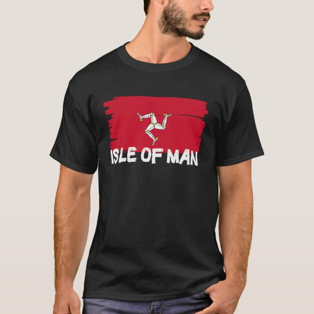 Camiseta Legal Ilha de Man Flag (Frente)