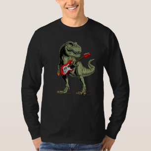 Camiseta Legal Ilustração Sarcástica Rex Dinossaur Jogando