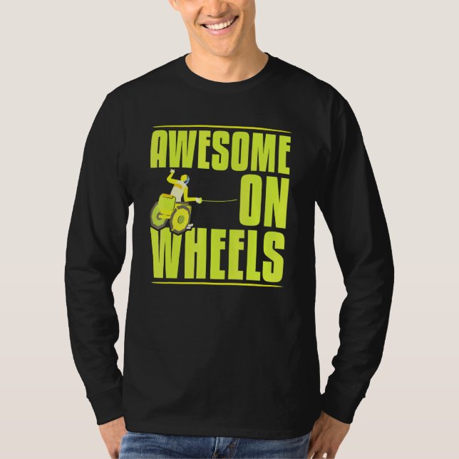 Camiseta Legal Incrível Nos Paraolimpíados De Rodas (Frente)