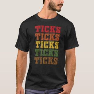 Camiseta Legal Inscrição De Tiques Com Parasitas E Tichas D
