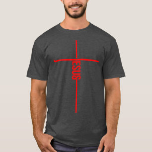 Camiseta Legal Jesus Cruzando Presente Para Homens Mulheres