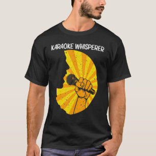 Camiseta Legal Karaoke Para Homens Cantando Máquina Karaoke