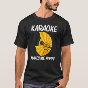 Camiseta Legal Karaoke Para Homens Cantando Máquina Karaoke