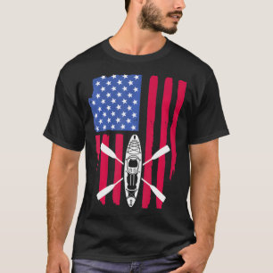 Camiseta Legal Kayaking Para Kayak Pescar Bandeira American
