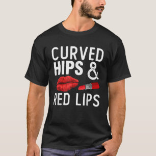 Camiseta Legal Lábios Vermelhas Art Women Makeup Artist Lip