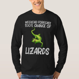 Camiseta Legal Lagarto Para Homens Mulheres Gecko Anim Verd