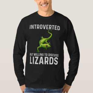 Camiseta Legal Lagarto Para Homens Mulheres Gecko Anim Verd