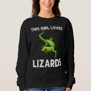 Camiseta Legal Lagarto Para Meninas Gecko Green Reptile Ani