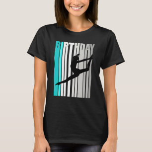 Camiseta Legal Laranja Retro Raparigas Dançam Aniversário F