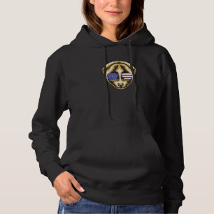 Camiseta Legal Lento Loris Vestindo Bandeira Dos Eua Óculos