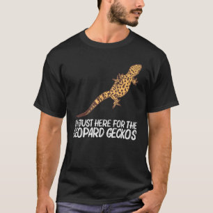 Camiseta Legal Leopard Gecko Para Homens Menores Dinossauro