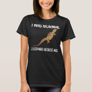 Camiseta Legal Leopard Gecko Para Homens Menores Dinossauro