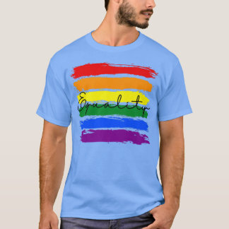 Camiseta Legal Lgbt Orgulho Arco-Íris Sinalizador Design pa