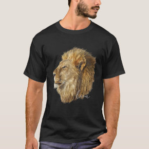 Camiseta Legal Lion Art Felidae Wildcat Animal Novelty