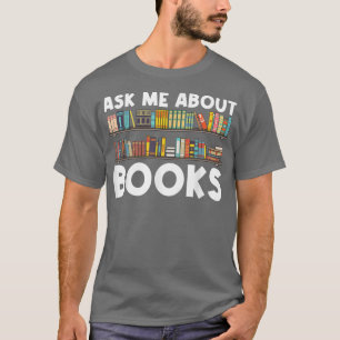 Camiseta Legal Livro Design para Homens Bookworm Leitura Bo