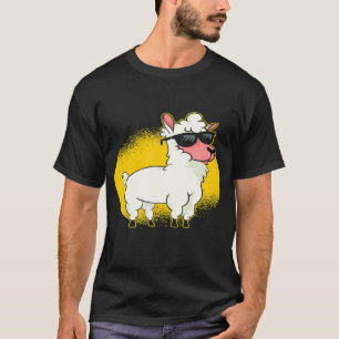 Camiseta Legal Llama com óculos Lhamas Arte Animal