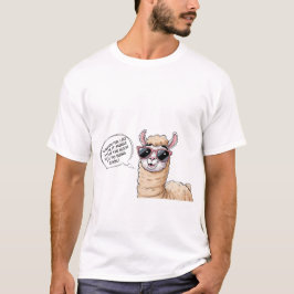 Camiseta Legal Llama em ação!"