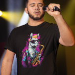 Camiseta Legal Llama jogando saxofone<br><div class="desc">Este design pode ser personalizado escolhendo a opção Editar Design. Você também pode transferir para outros itens. Entre em contato comigo em colorflowcreations@gmail.com ou use a opção de bate-papo no topo da página se você quiser ter este design em outro produto ou precisar de assistência com este design. Veja mais...</div>