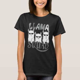 Camiseta Legal Llama Squad Domesticado Alpaca Group Lover