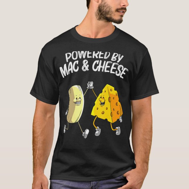 Camiseta Legal Mac & Cheese Para Homens Mulheres Fabricadas (Frente)