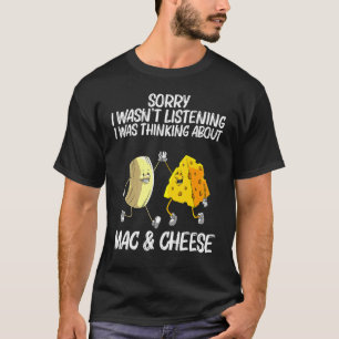 Camiseta Legal Mac & Cheese Para Homens Mulheres Fabricadas