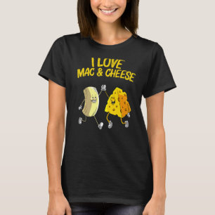 Camiseta Legal Mac & Cheese Para Homens Mulheres Fabricadas