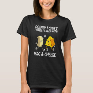 Camiseta Legal Mac & Cheese Para Homens Mulheres Fabricadas