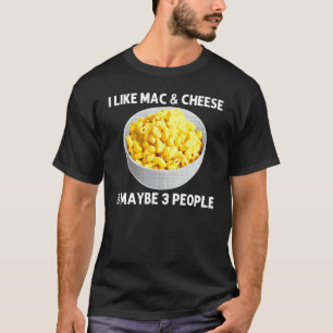 Camiseta Legal Mac E Queijo Para Homens Comidas De Macaroni