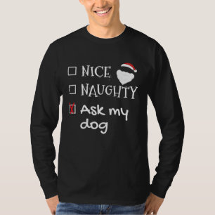 Camiseta Legal Malvado Peça ao meu cachorro Cotações de Nat