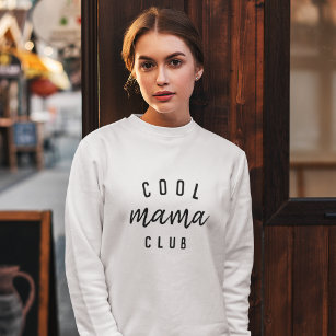 Camiseta Legal Mama Club   Na moda moderno Dia de as mães M