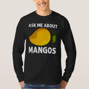 Camiseta Legal Manga Para Homens Mangoas Frutas Mangoas Pla