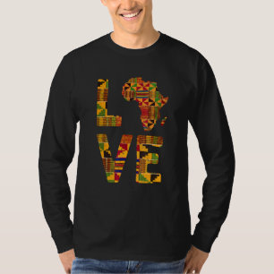 Camiseta Legal mapa africano para homens mulheres tradicion