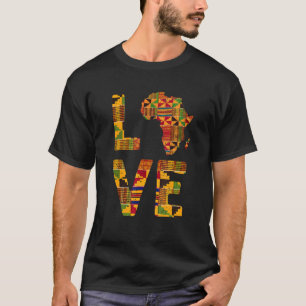 Camiseta Legal mapa africano para homens mulheres tradicion