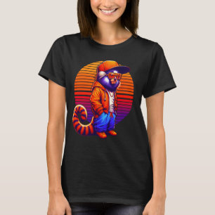 Camiseta Legal Marmoset Moderno Estilo Urbano Sunset Retro 